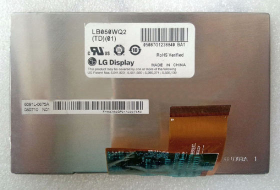 LB050WQ2-TD03 LG.PHILIPS LCD 5,0“ 480×272 (RGB) INDUSTRIËLE LCD VERTONING VAN 400 CD/M ²