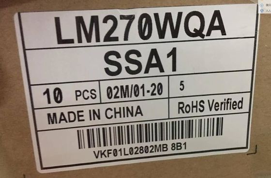 LM270WQA-SSA1 LG Display 27,0“ 2560 (RGB) ×1440 350 de INDUSTRIËLE LCD VERTONING van cd/m ²