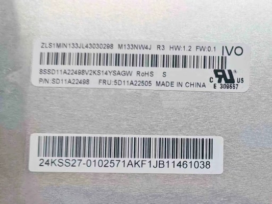 M133NW4J R3 IVO 13,3&quot; 1920 ((RGB) × 1200, 300 cd/m2 INDUSTRIËL LCD-Display