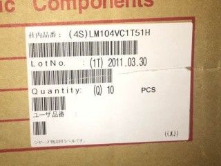 LM104VC1T51H 10.4 inch 640×480 Industrial LCD Panel RGB Verticale Streep