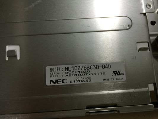 NL10276BC30-04D NIET LATER DAN de Opslagtemperaturen van 15INCH 350CD/M2 LCM 1024×768 1024×768RGB CCFL LVDS.: -20 ~ 60 DE INDUSTRIËLE LCD VERTONING VAN °C