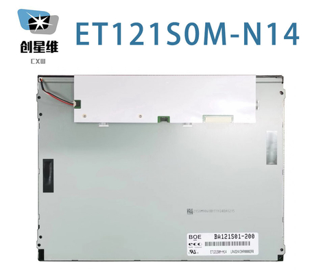 ET121S0M-N14 BOE 12.1&quot; 800 ((RGB) × 600, 400 cd/m2 80/80/65/75 INDUSTRIËL LCD Display