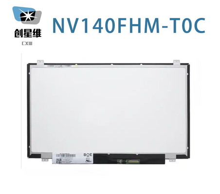 NV140FHM-T0C BOE 14.0&quot; 1920 ((RGB) ×1080, FHD 157PPI 300 cd/m2 INDUSTRIËL LCD Display