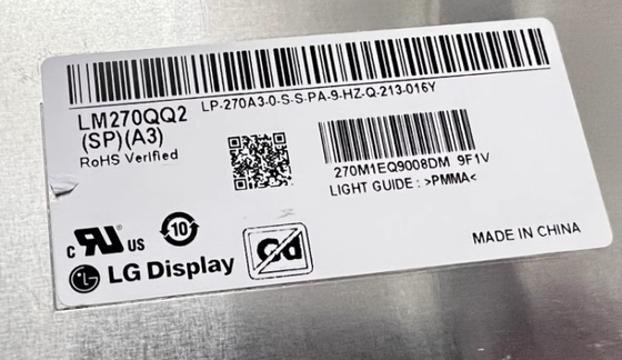 LM270QQ2-SPA3 LG Display 27.0&quot; 5120 ((RGB) × 2880, 540 cd/m2 (Type.)