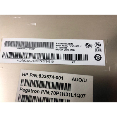M270QAN02.0 AUO 27.0&quot; 3840 ((RGB) × 2160, 300 (Type.) ((cd/m2) INDUSTRIËL LCD Display