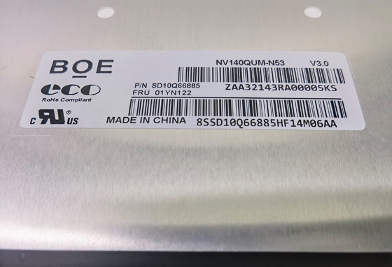 NV140QUM-N53 BOE 14,0&quot; 3840 ((RGB) × 2160, 500 cd/m2