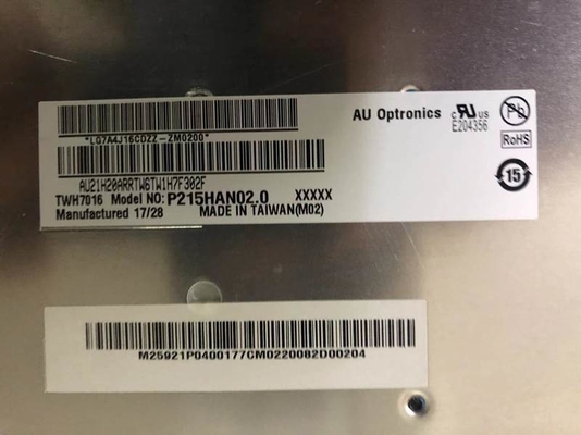P215HAN02.0 AUO 21,5&quot; 1920 ((RGB) × 1080, 1500 (Type.) ((cd/m2) INDUSTRIËL LCD-display
