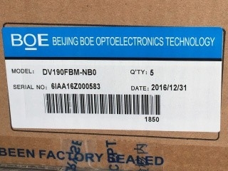 DV190FBM-NB0 BOE 19.1&quot; (1/3 snij van 21.5&quot;) 1920(RGB) ×360 300 cd/m2 INDUSTRIËL LCD Display