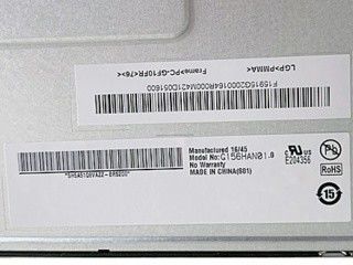 G156HAN01.0 16.2M 15.6 Inch 40 Pins Symmetrie TFT LCD Panel 89/89/89/89