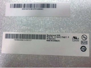G104STN01.0 LED Driver 10,4 inch AUO TFT Display 80/80/60/70 (Type.)