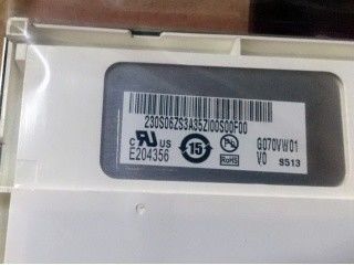 G070VW01 V0 AUO 7,0&quot; 800 ((RGB) × 480 400 cd/m2 80/80/80/80 (Type.) ((CR≥10)
