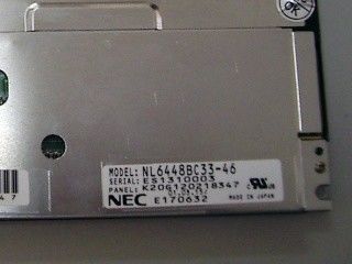 NL6448BC33-46 10.4 INCH 640 RGB×480 VGA 76PPI NEC TFT LCD 530/550g (Type./Max.)