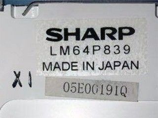 LM64P839 84PPI 640×480 VGA 9.4 INCH scherp TFT LCD-scherm 25/25/20/10 (Type.)