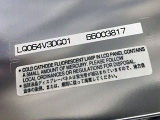 640×480 6,4&quot; kijkhoek 70/70/40/70 LQ064V3DG01 VGA 124PPI TFT LCD Panel