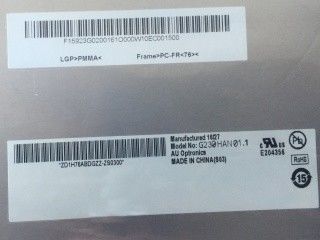 72% NTSC 23 Inch 300cd/m2 TFT LCD Display G230HAN01.1 89/89/89/89 (Type.)