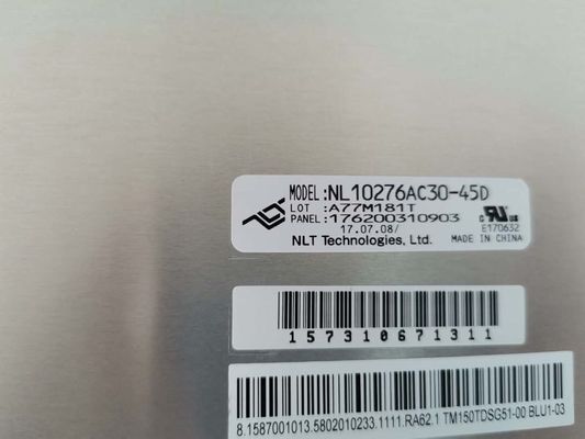 15 Duim1024*768 TFT LCD Comité NL10276AC30-45D met HOOFDbestuurder Used For Industrial