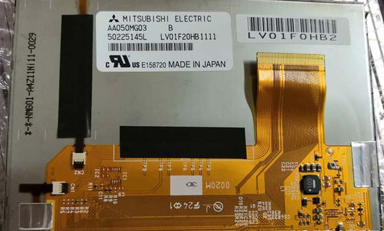 AA050MG03 Mitsubish 5,0 n.v. 800 (Werkende Temperatuur RGB) ×480: -30 ~ 80 DE INDUSTRIËLE LCD VERTONING VAN ° 900CD/M2