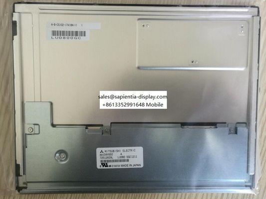 AA104XG02 Mitsubishi 10.4INCH 1024×768 RGB 500 cd/m2 (Type.) 85/85/85/85 (Type.)