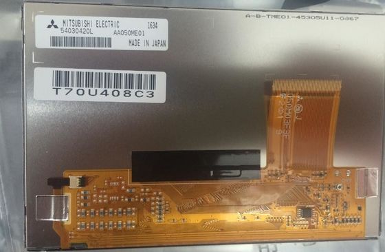 AA050ME01--T1 Mitsubishi 5INCH 800×480 RGB 350CD/M2 WLED TTL Opslagtemperaturen.: -30 ~ 80 DE INDUSTRIËLE LCD VERTONING VAN °C