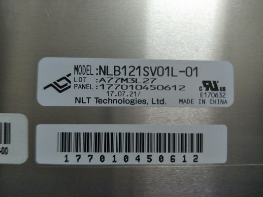 NLB121SV01L-01 NIET LATER DAN de Werkende Temperatuur van 12.1INCH 450CD/M2 LCM 800×600 800×600RGB WLED LVDS: -20 ~ 70 °C INDUSTRIËLE LCD