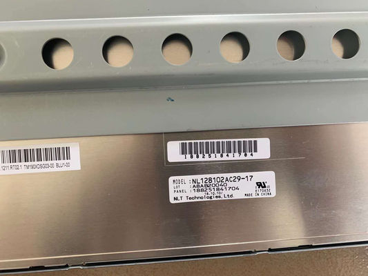 NL128102AC29-17 NIET LATER DAN de Werkende Temperaturen van 19INCH 800CD/M2 LCM 1280×1024 1280×1024RGB WLED LVDS.: -20 ~ 70 °C INDUSTRIËLE LCD DIS