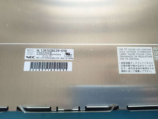 NL128102BC29-01B NIET LATER DAN de Werkende Temperatuur van 19INCH 280CD/M2 LCM 1280×1024 1280×1024RGB CCFL LVDS: 0 ~ 55 °C INDUSTRIËLE LC