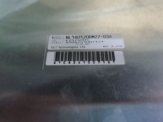 NL160120BM27-03A NIET LATER DAN de Werkende Temperatuur van 21.3INCH 1000CD/M2 LCM 1600×1200 1600×1200RGB CCFL LVDS: 0 ~ 55 INDUSTRIËLE °C