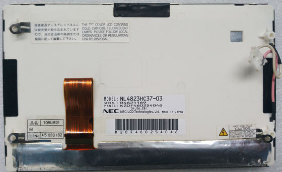 450CD/M2 LCM 480×234 7 INCH CCFL Analoog NEC TFT Display NL4823HC37-03