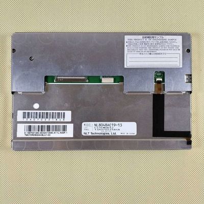 NL8048AC19-13 NLT 7&quot; 500nits 800×480 500CD/M2 LCM TFT LCD-paneel 2.4W