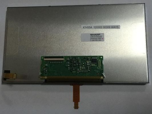 7“ LCM 800×480RGB 	485cd/m ² LQ070Y5DG36 Scherpe TFT LCD Vertoning