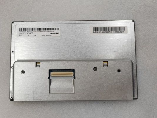 7“ LCM 800×480RGB	350cd/m ²   LQ070Y3DG05 scherp	TFT LCD-Vertoning