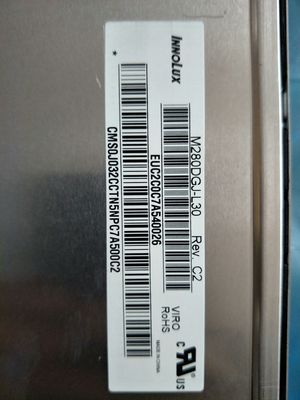 M280DGJ-L30 INNOLUX 28,0“ 3840 (RGB) ×2160 300 DE INDUSTRIËLE LCD VERTONING VAN CD/M ²