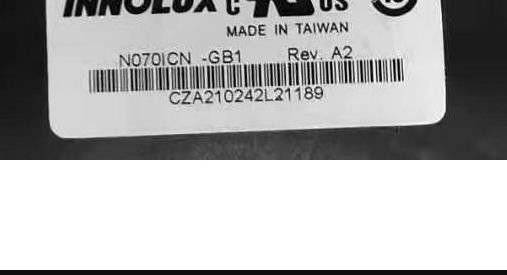 N070ICN-GB1 INNOLUX 7,0“ 800 (RGB) ×1280 300 DE INDUSTRIËLE LCD VERTONING VAN CD/M ²