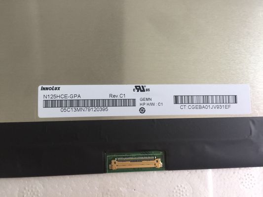 N125HCE-GPA INNOLUX 12,5“ 1920 (RGB) ×1080 400 DE INDUSTRIËLE LCD VERTONING VAN CD/M ²