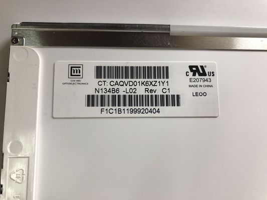 N134B6-L02 CMO 13,4“ 1366 (RGB) ×768 220 DE INDUSTRIËLE LCD VERTONING VAN CD/M ²