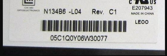 N134B6-L04 CMO 13,4“ 1366 (RGB) ×768 220 DE INDUSTRIËLE LCD VERTONING VAN CD/M ²