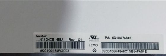 N140HCE-EBA INNOLUX 14,0“ 1920 (RGB) ×1080 220 DE INDUSTRIËLE LCD VERTONING VAN CD/M ²