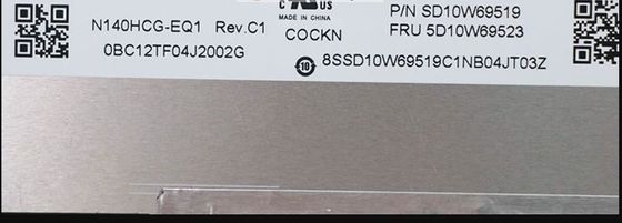 N140HCG-EQ1 INNOLUX 14,0“ 1920 (RGB) ×1080 300 DE INDUSTRIËLE LCD VERTONING VAN CD/M ²