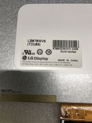 LB070WV6-TD06 LG Display 7,0“ 800 (RGB) ×480 350 de INDUSTRIËLE LCD VERTONING van cd/m ²