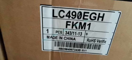 Industrieel Lcd het Comité van 3840x2160 500cd/m2 LG Display 90PPI LC490EGH-FKM1