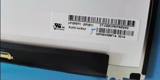 LP125WF3-SPB1 LG Display 12,5“ 1920 (RGB) ×1080 300 de INDUSTRIËLE LCD VERTONING 176PPI van cd/m ²