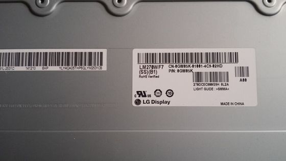 LM270WF7-SSB1 LG Display 27,0“ de INDUSTRIËLE LCD VERTONING van 1920×1080 250cd/m2