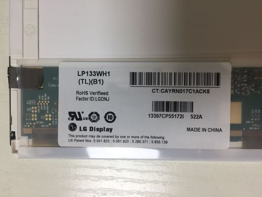 LP133WH1-TLB1 LG DISPLAYL 13,3“ 1366 (RGB) ×768 300 DE INDUSTRIËLE LCD VERTONING 118PPI VAN CD/M ²