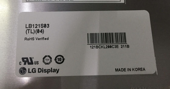 LB121S03-TD02 12,1 inch 800x600 82PPI Tft LCD Display 250cd/M2 LG.