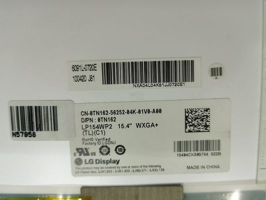 LP154WP2-TLC2 LG Display 15,4“ 1440 (RGB) ×900 300 de INDUSTRIËLE LCD VERTONING van cd/m ²