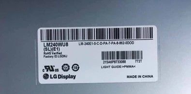LM240WU8-SLE4 LG Display 24,0“ 1920 (RGB) ×1200 300 de INDUSTRIËLE LCD VERTONING van cd/m ²
