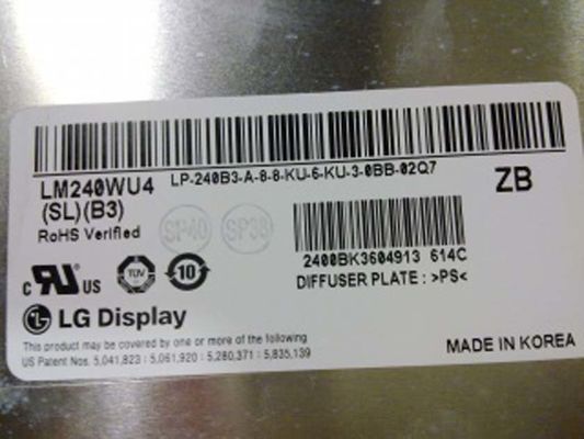 LM240WU4-SLB3 LG Display 24,0“ 1920 (RGB) ×1200 400 de INDUSTRIËLE LCD VERTONING van cd/m ²