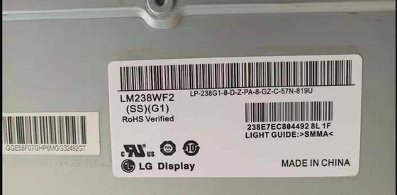 92PPI 23,8&quot; Vierkant Tft Display 250cd/m2 LM238WF2-SSG1 89/89/89/89 (Min.)