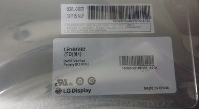 LB104V03-A1 LG. LCD 10.4&quot; 640 ((RGB) × 480 400 cd/m2 INDUSTRIËL LCD Display