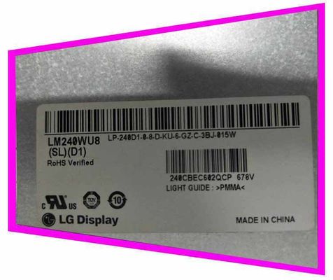 LM240WU8-SLD1 LG Display 24,0“ 1920 (RGB) ×1200 300 de INDUSTRIËLE LCD VERTONING van cd/m ²